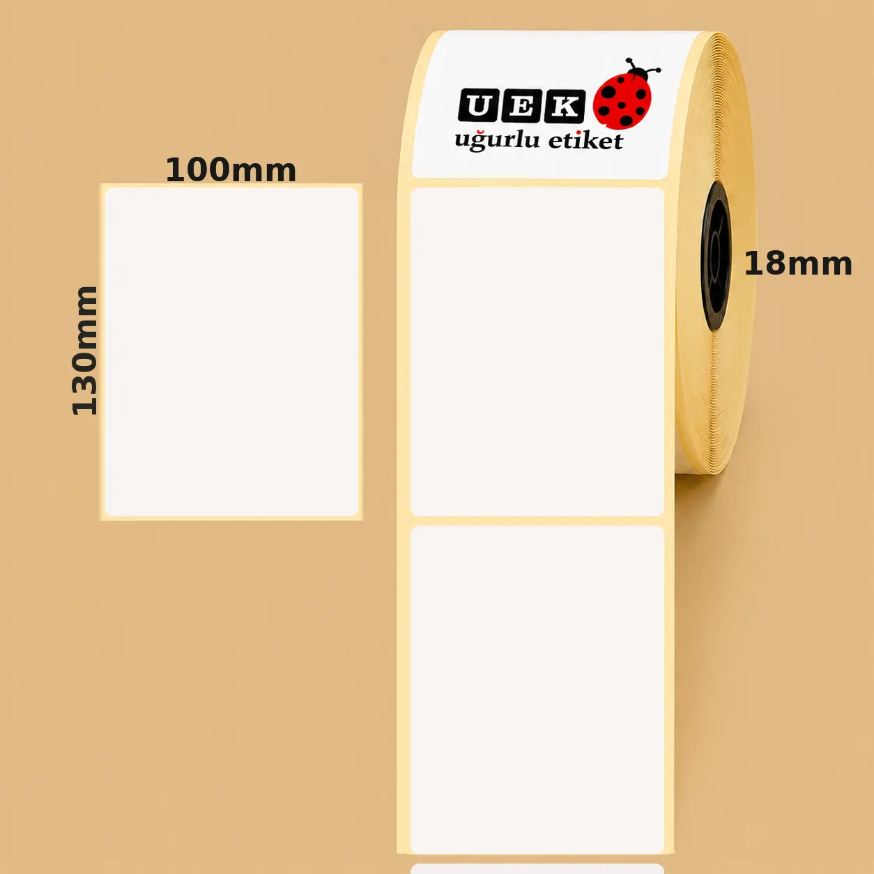 100x130 Kuşe Etiket
