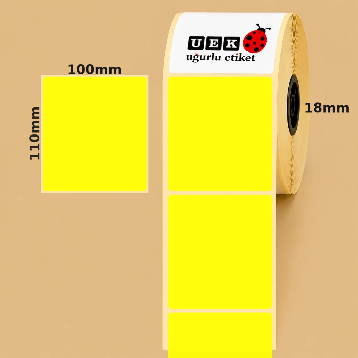 100x110 Lamine Termal Etiket