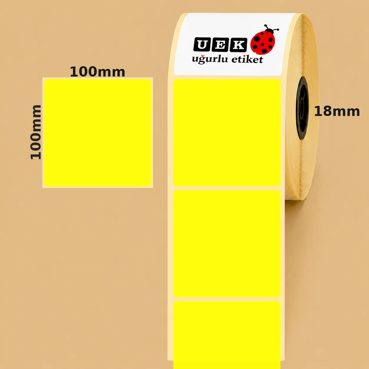 100x100 Vellum Etiket