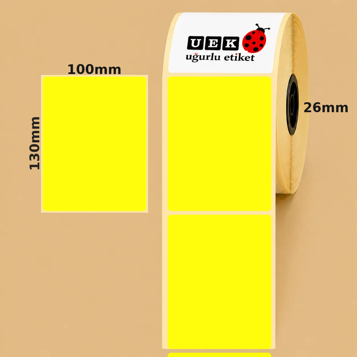 100x130 Vellum Etiket