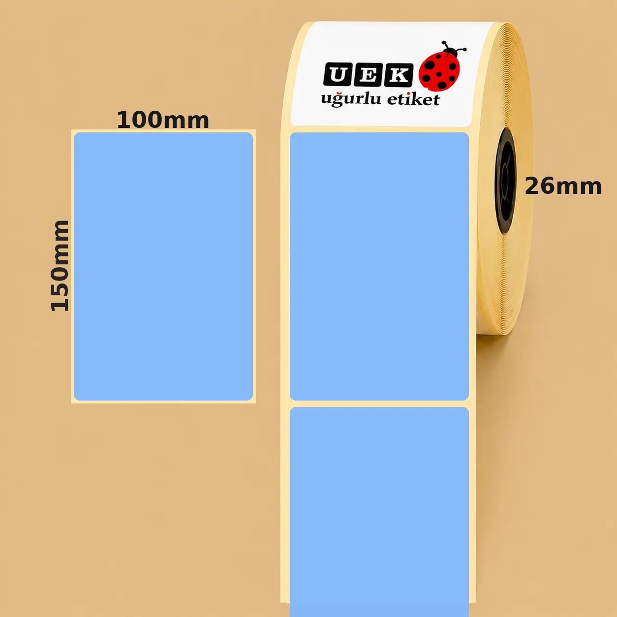 100x150 Lamine Termal Etiket