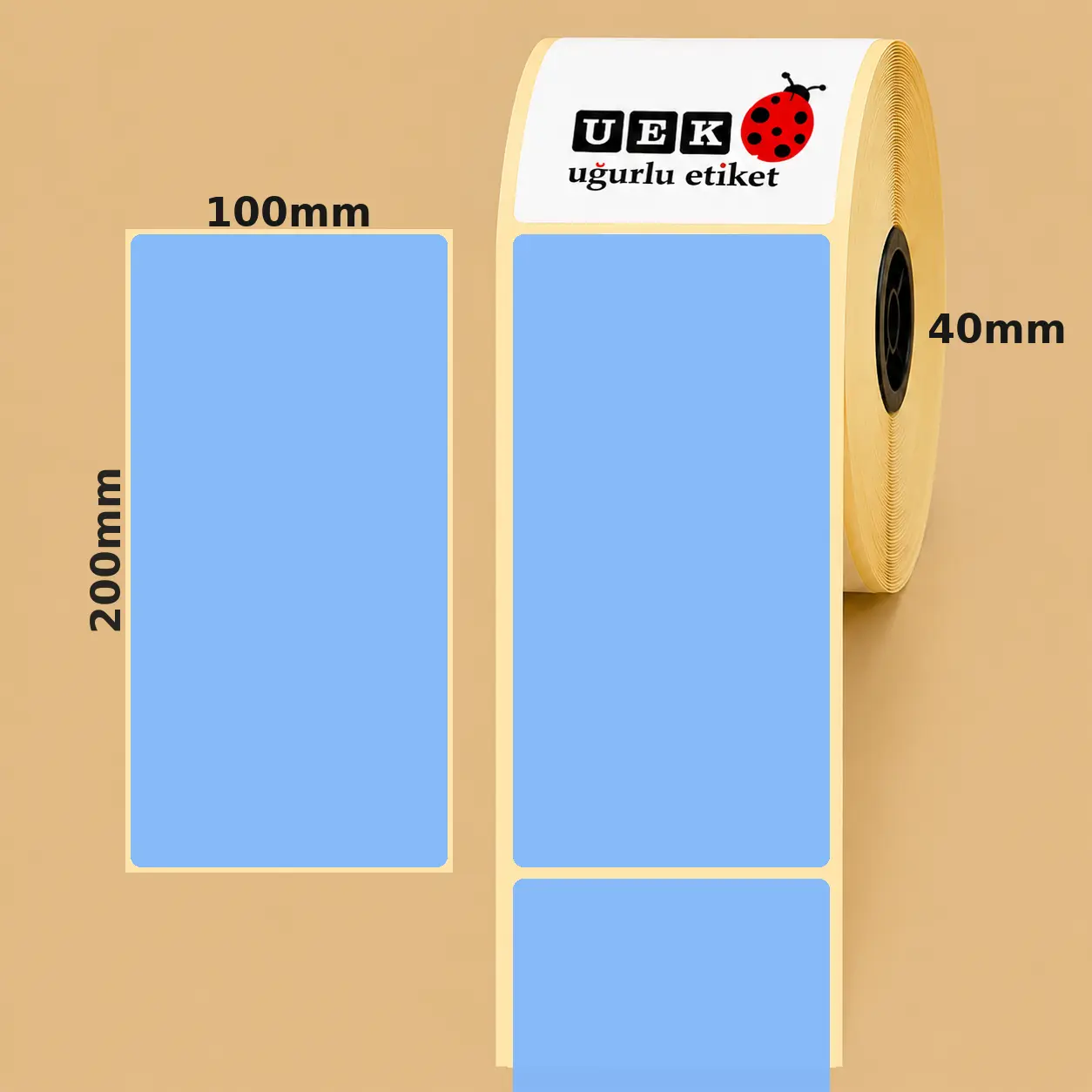 100x200 Vellum Etiket