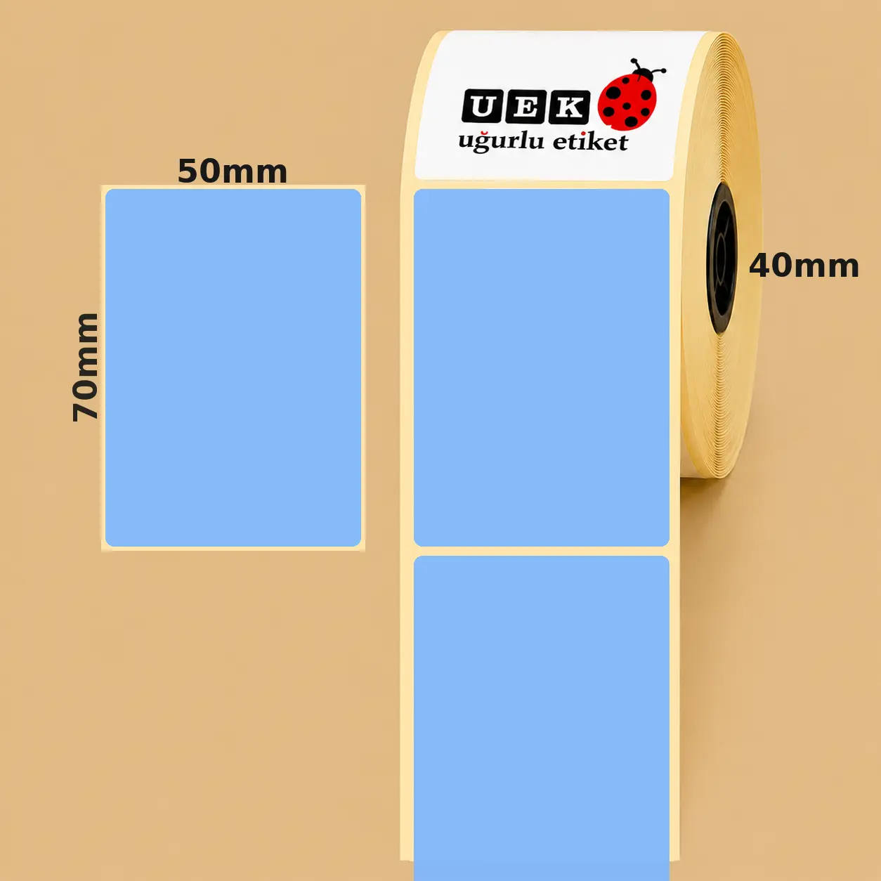 50x70 Vellum Etiket