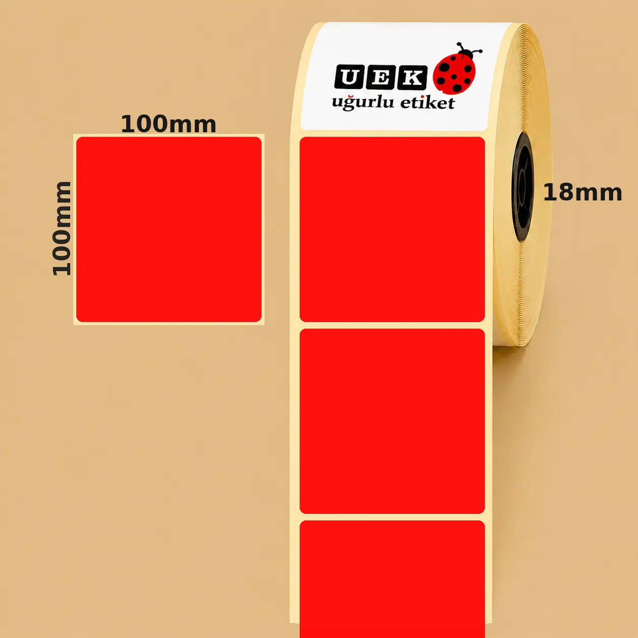 100x100 Eco Termal Etiket