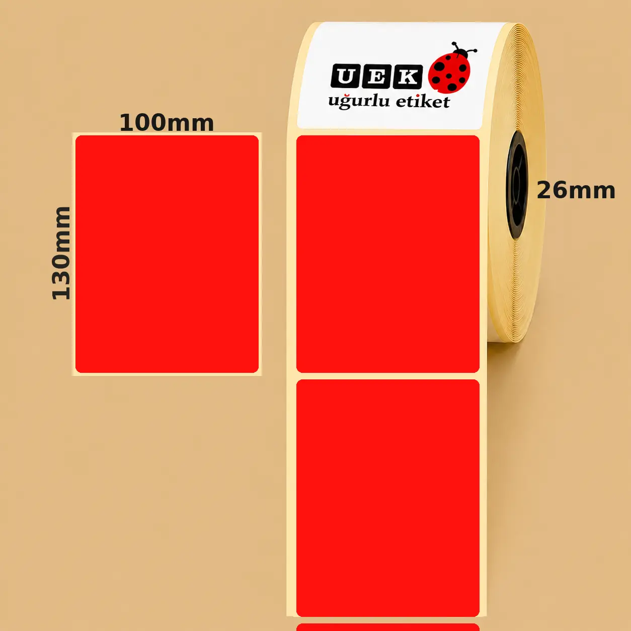 100x130 Lamine Termal Etiket