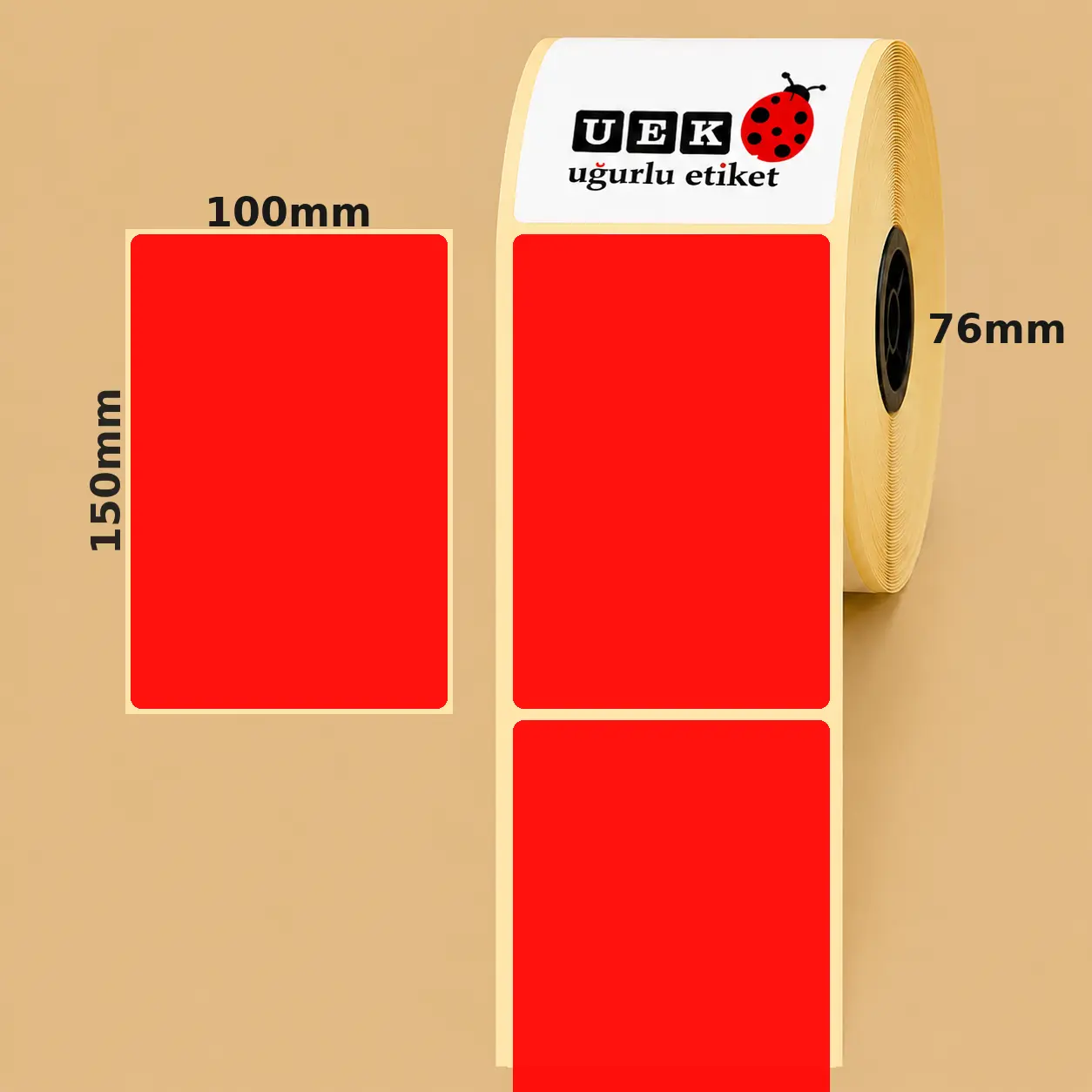 100x150 Lamine Termal Etiket