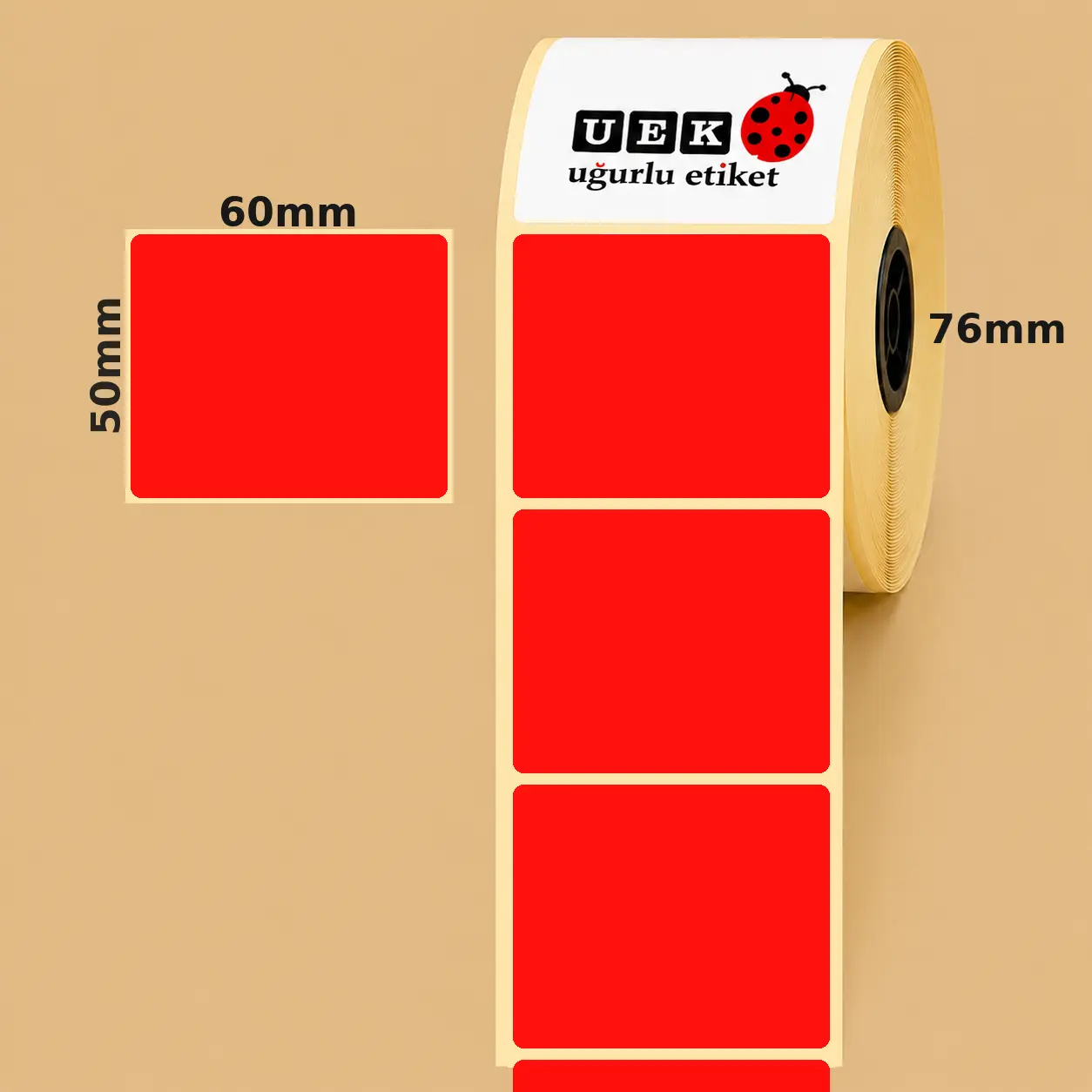 60x50 PP Opak Etiket