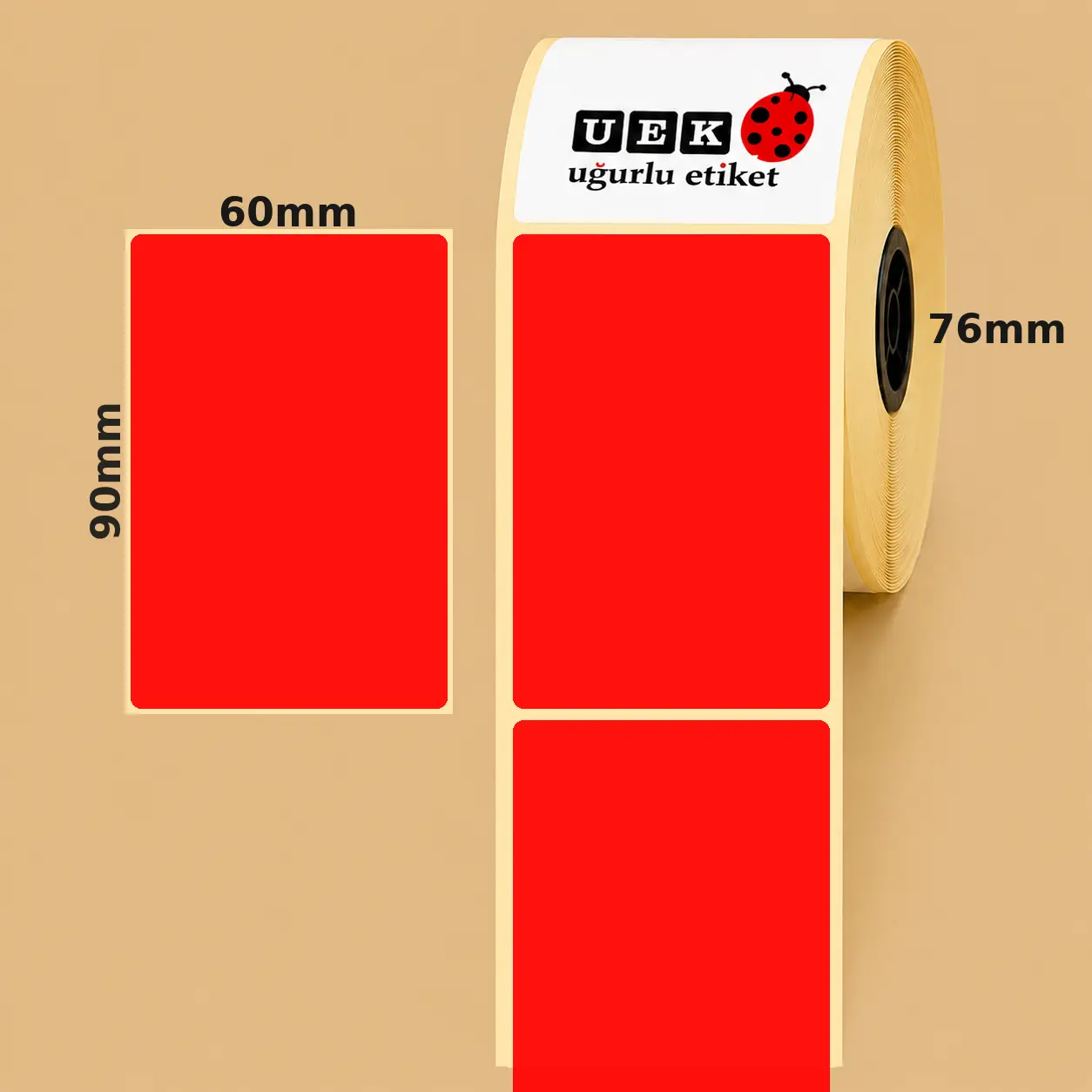 60x90 PP Opak Etiket