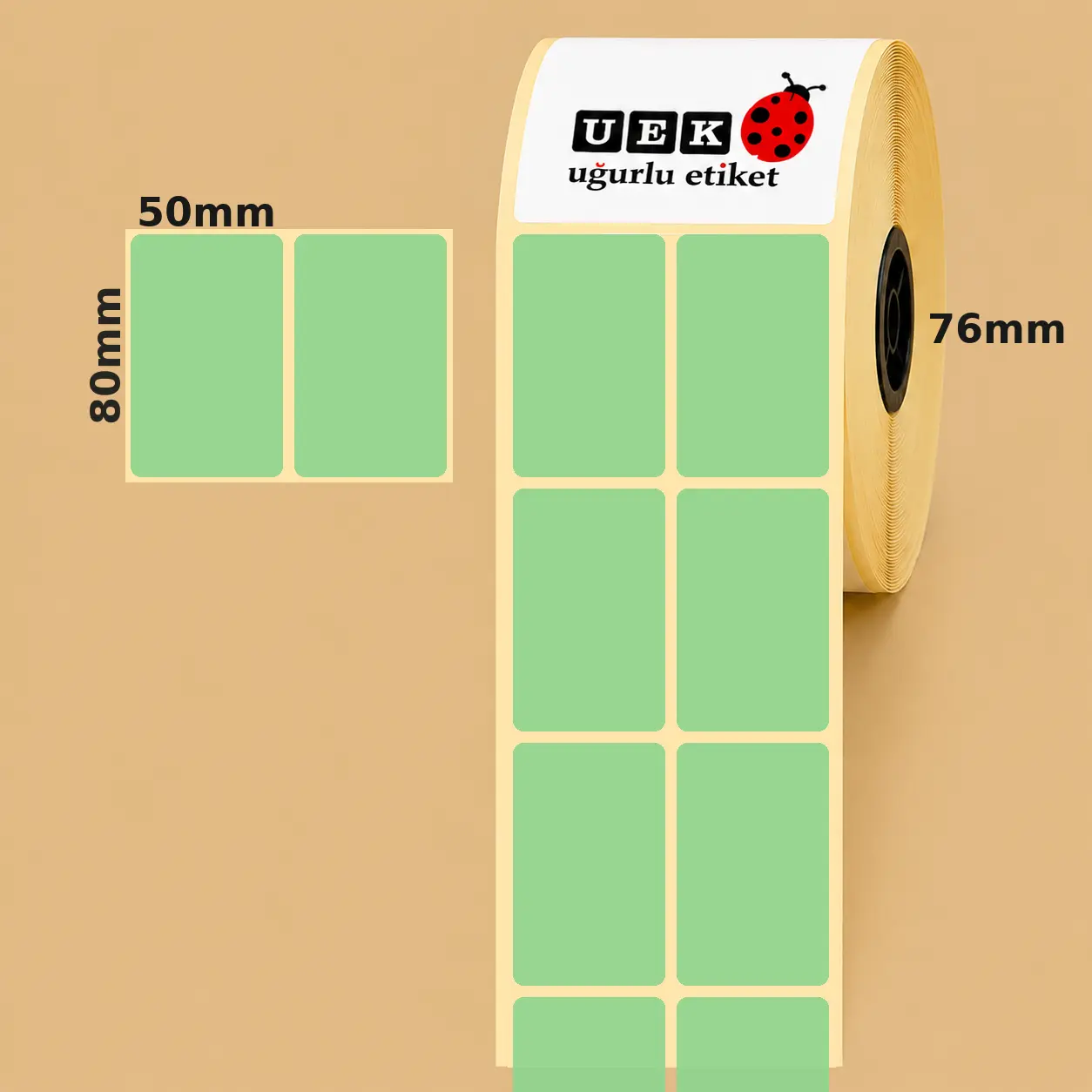 50x80 Eco Termal Etiket