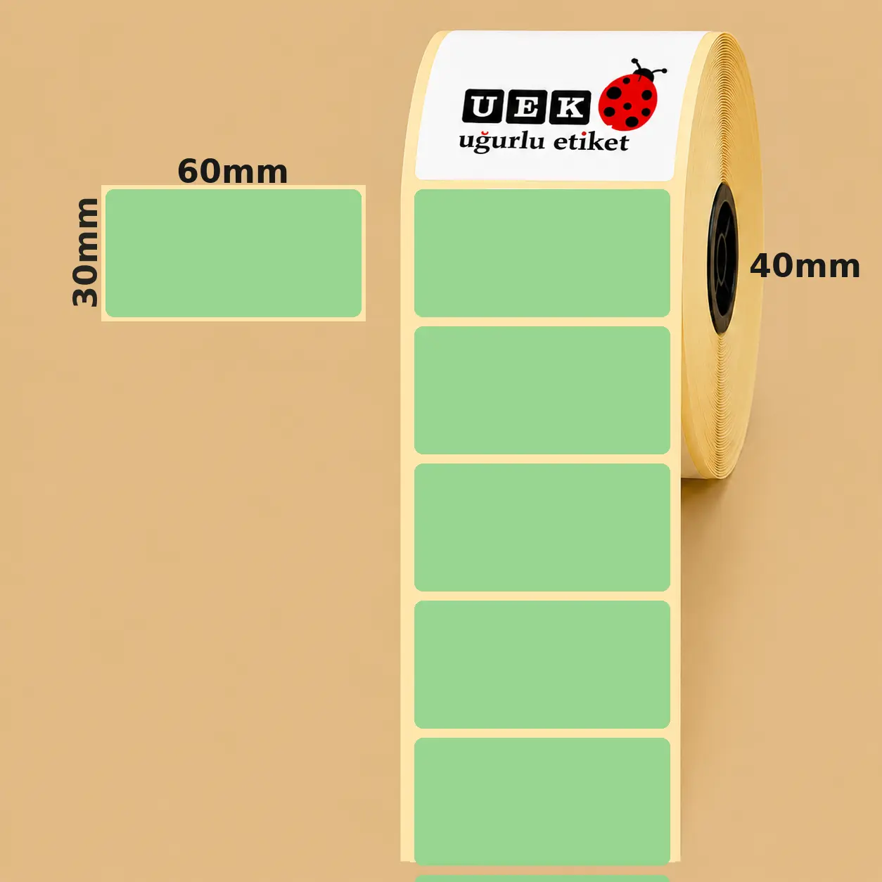 60x30 Eco Termal Etiket