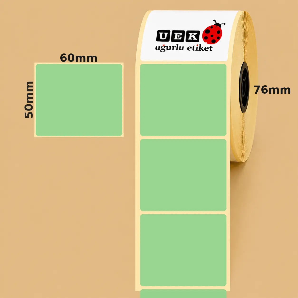 60x50 PP Opak Etiket