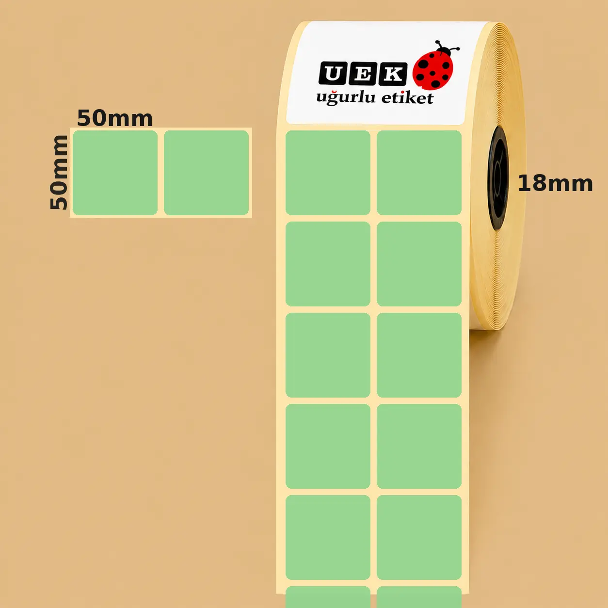 50x50 Vellum Etiket