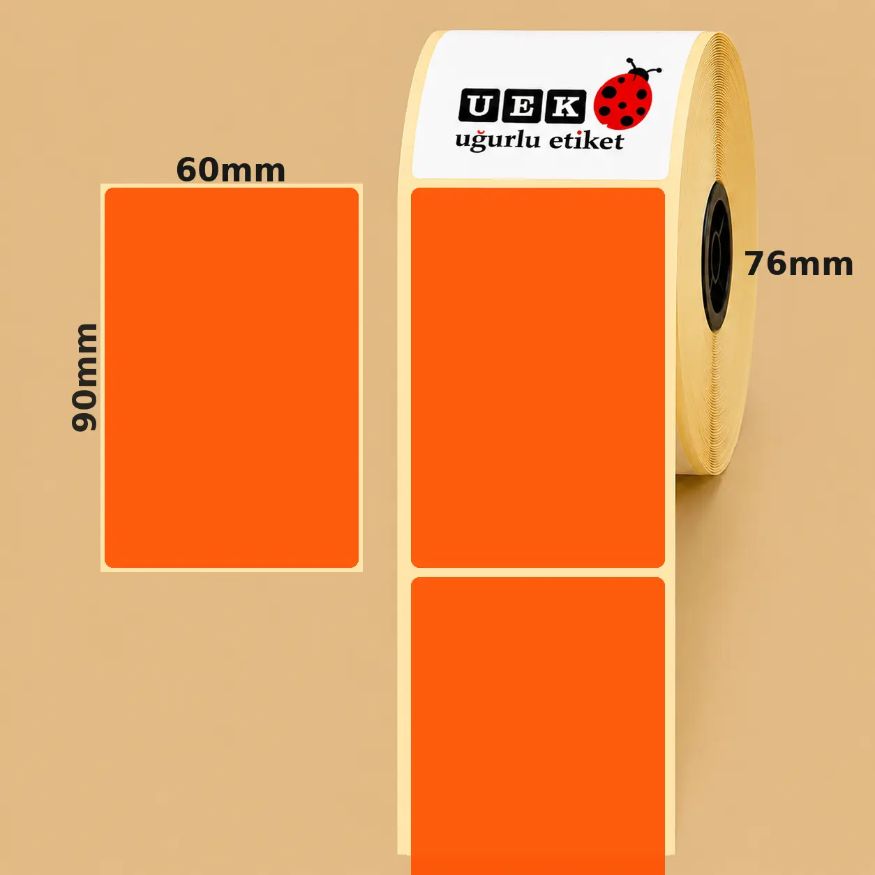 60x90 PP Opak Etiket