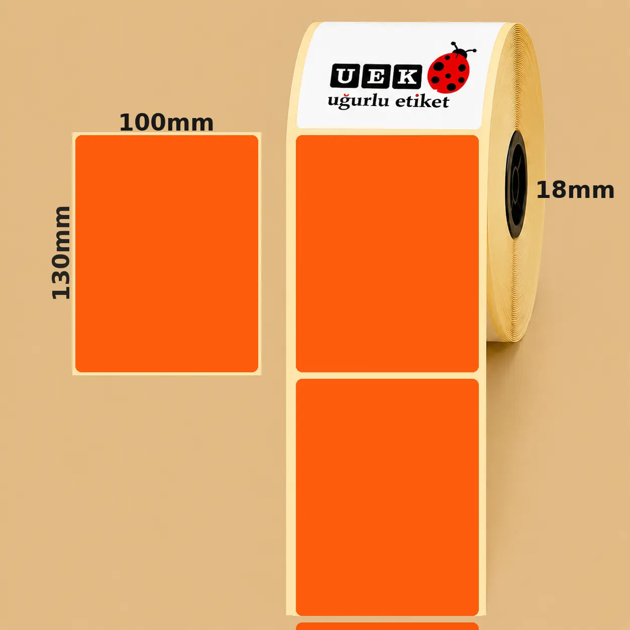 100x130 Vellum Etiket