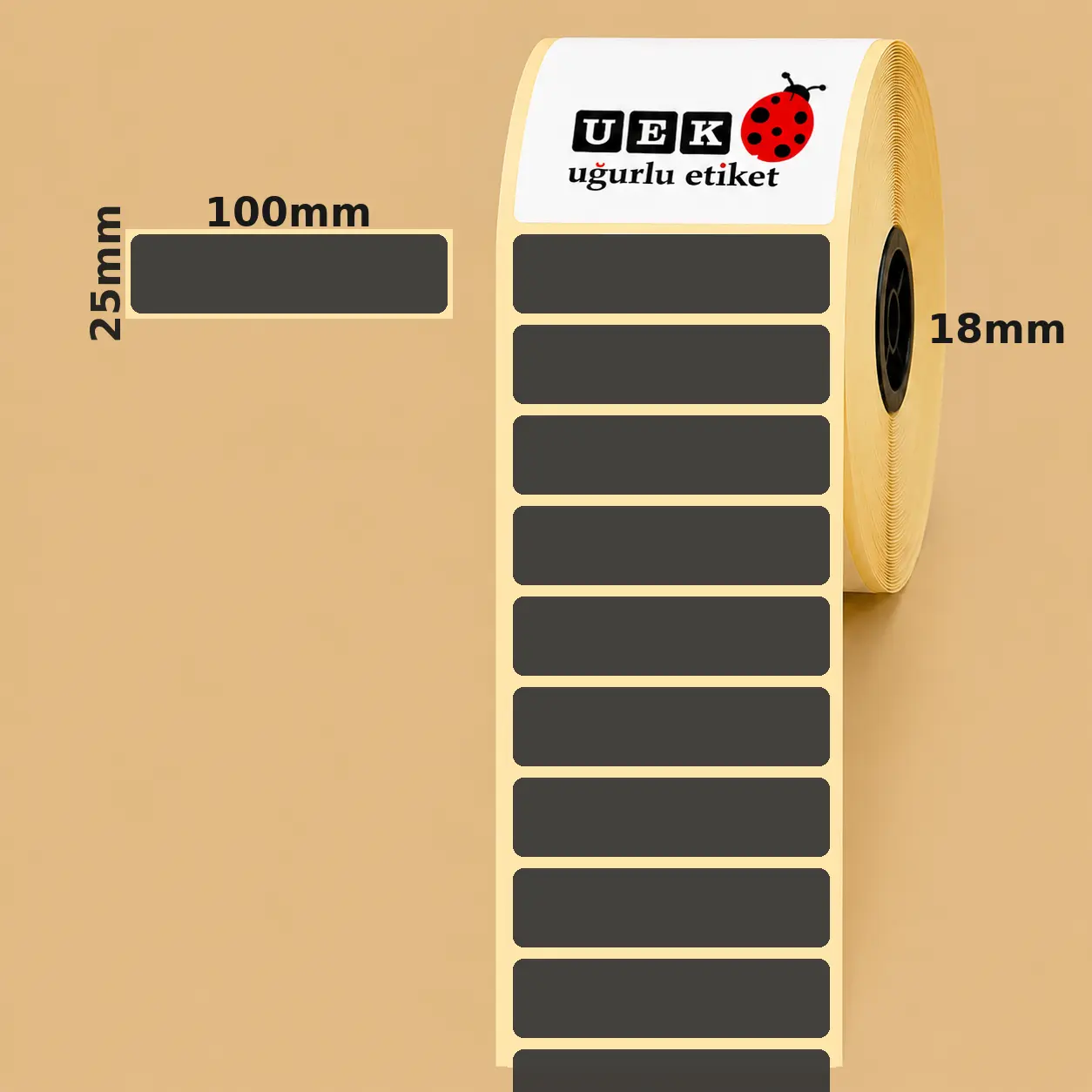100x25 Eco Termal Etiket