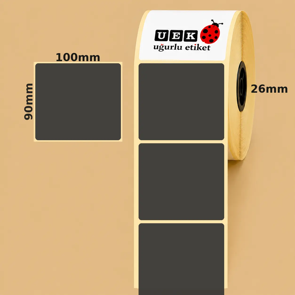 100x90 Lamine Termal Etiket