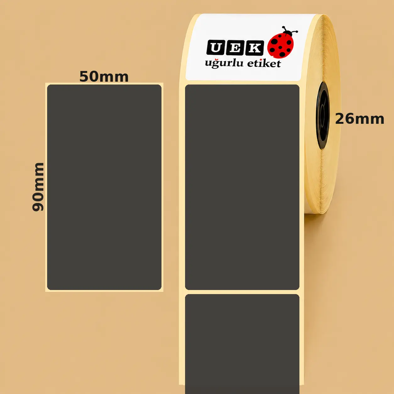 50x90 Lamine Termal Etiket