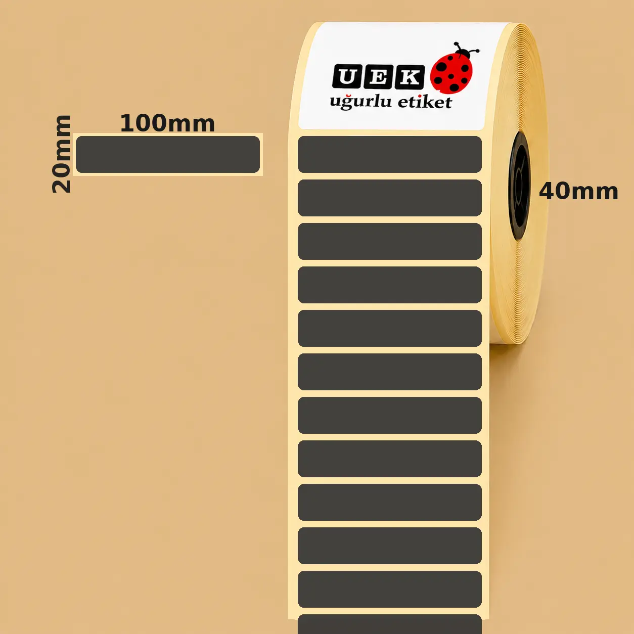 100x20 Vellum Etiket