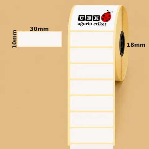 30x10 Vellum Etiket