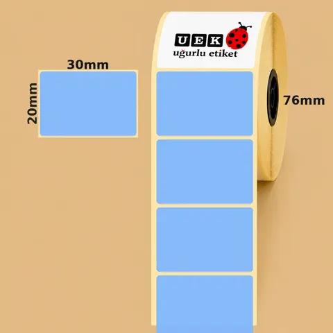 30x20 Vellum Etiket