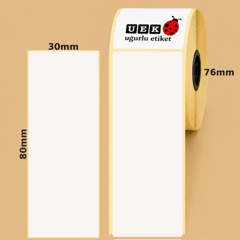 30x80 Vellum Etiket
