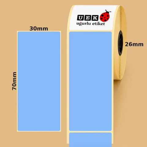 30x70 Lamine Termal Etiket