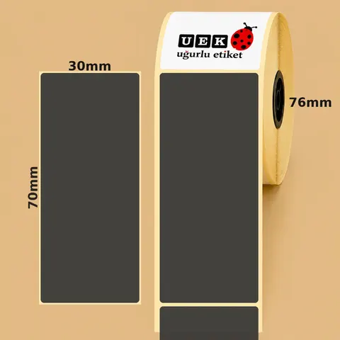 30x70 Lamine Termal Etiket